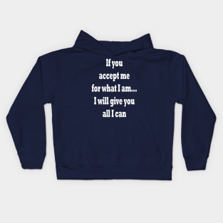 Inspirational Quote Motivational Words Kids Hoodie